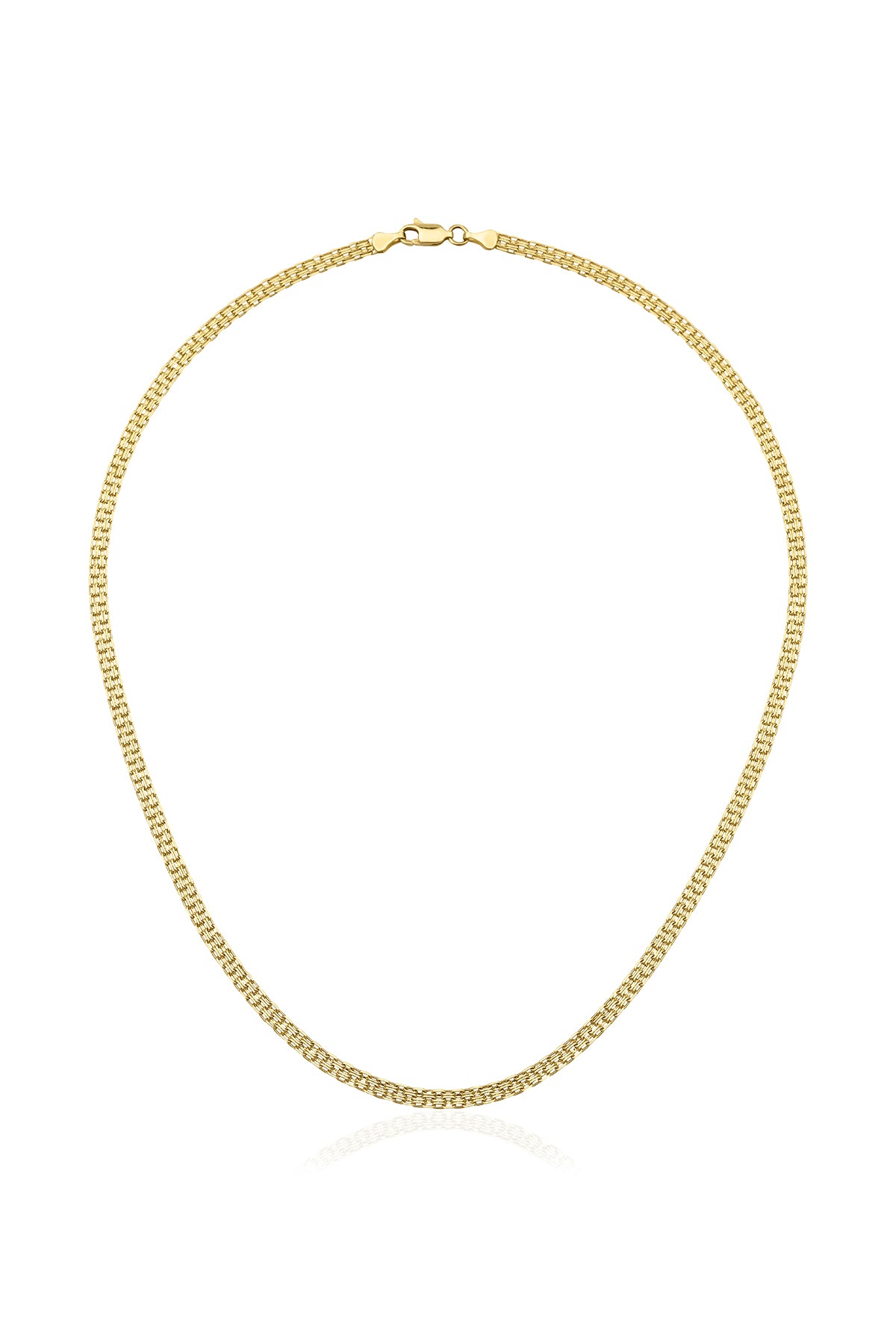 14K Gold Candere Roosevelt Cable Chain 0.137 inch