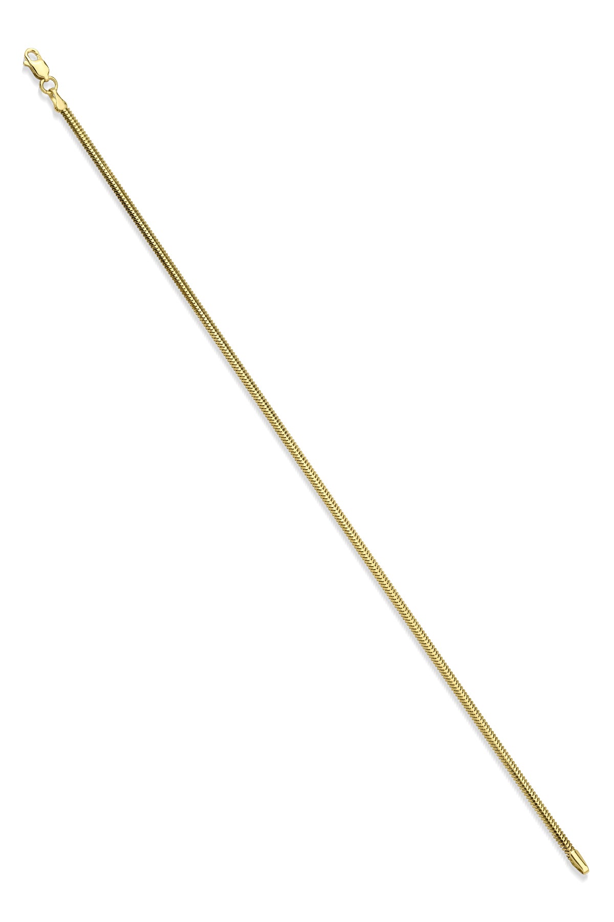 14K Gold Classic Snake Bracelet 2
