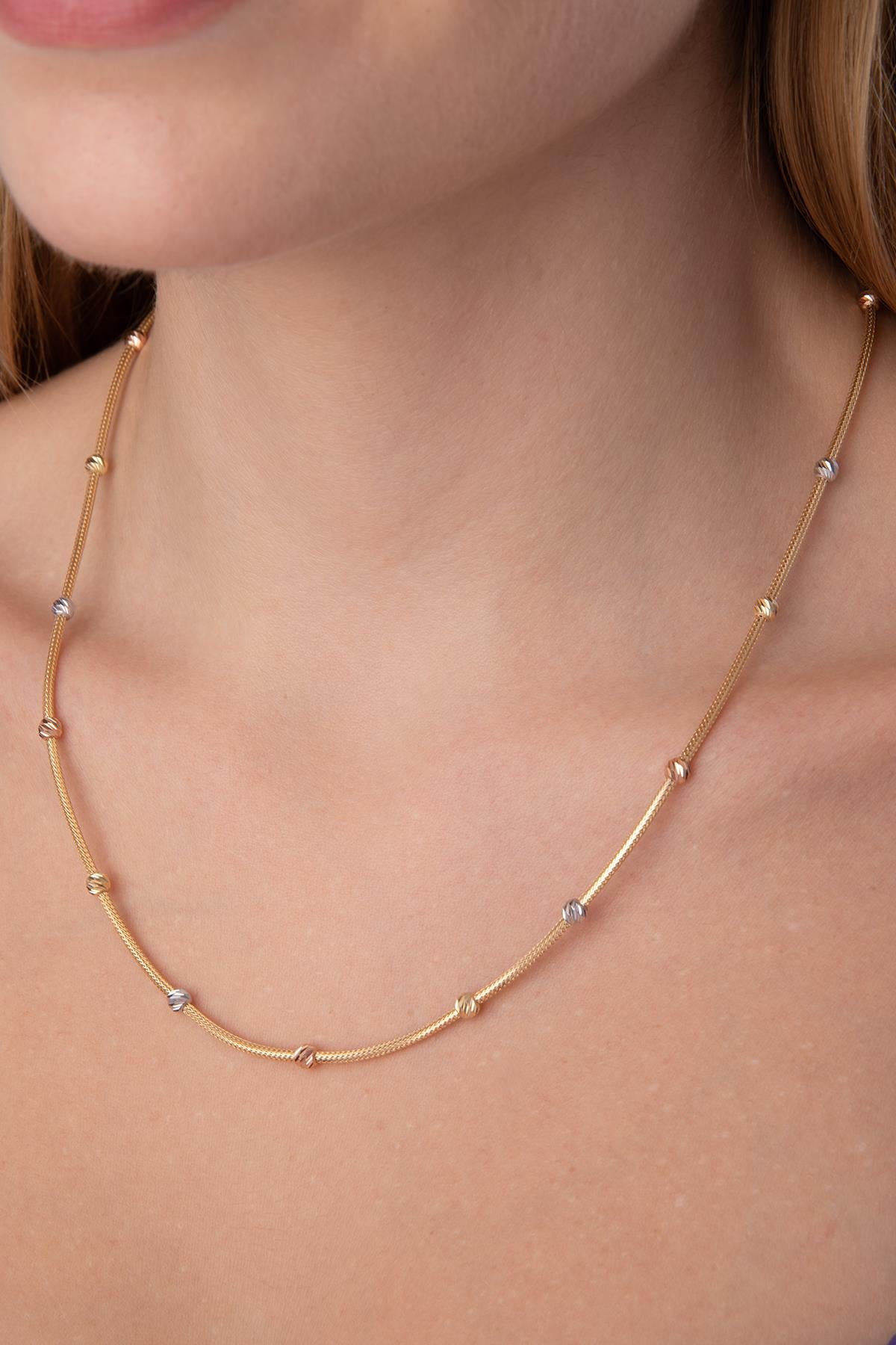 14K Gold Dorica Chain Necklace