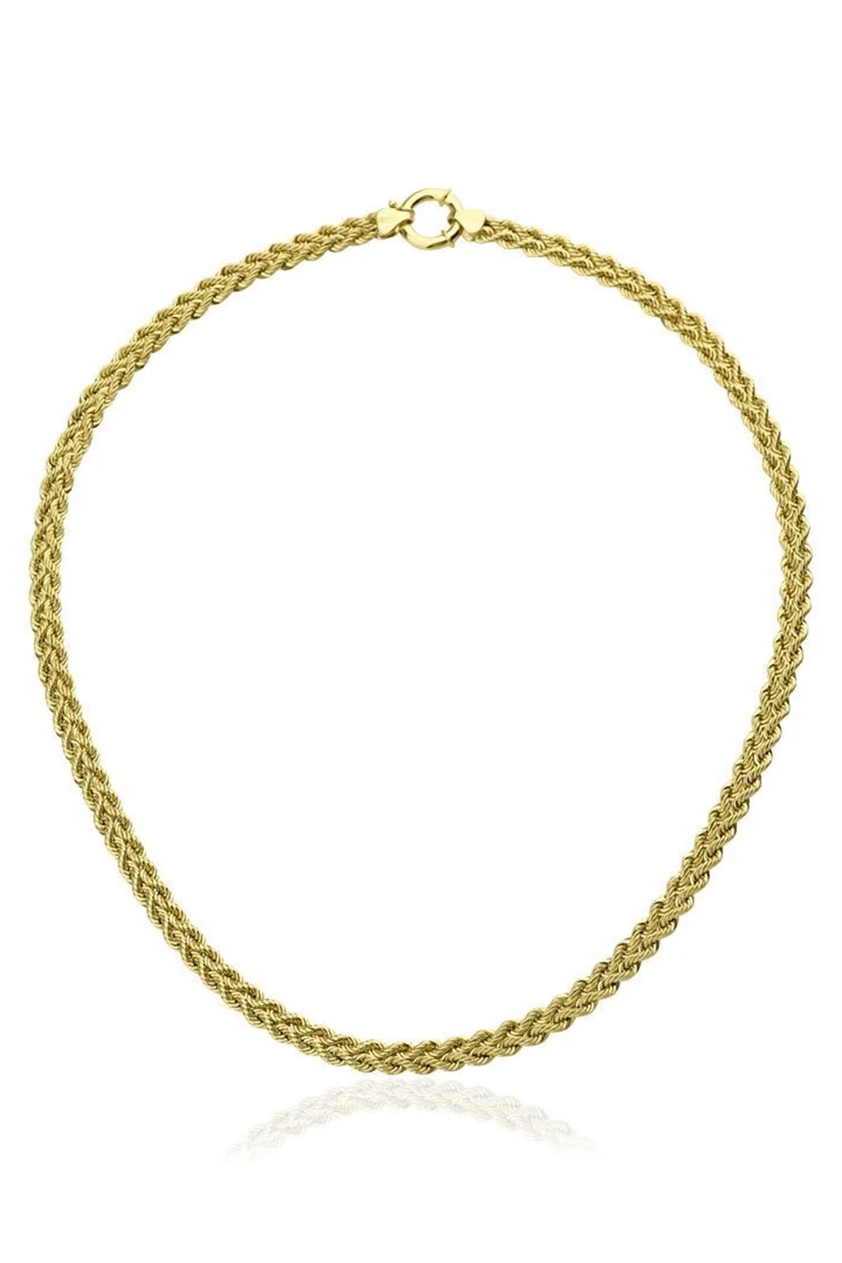 14K Gold Double Row Rope Chain