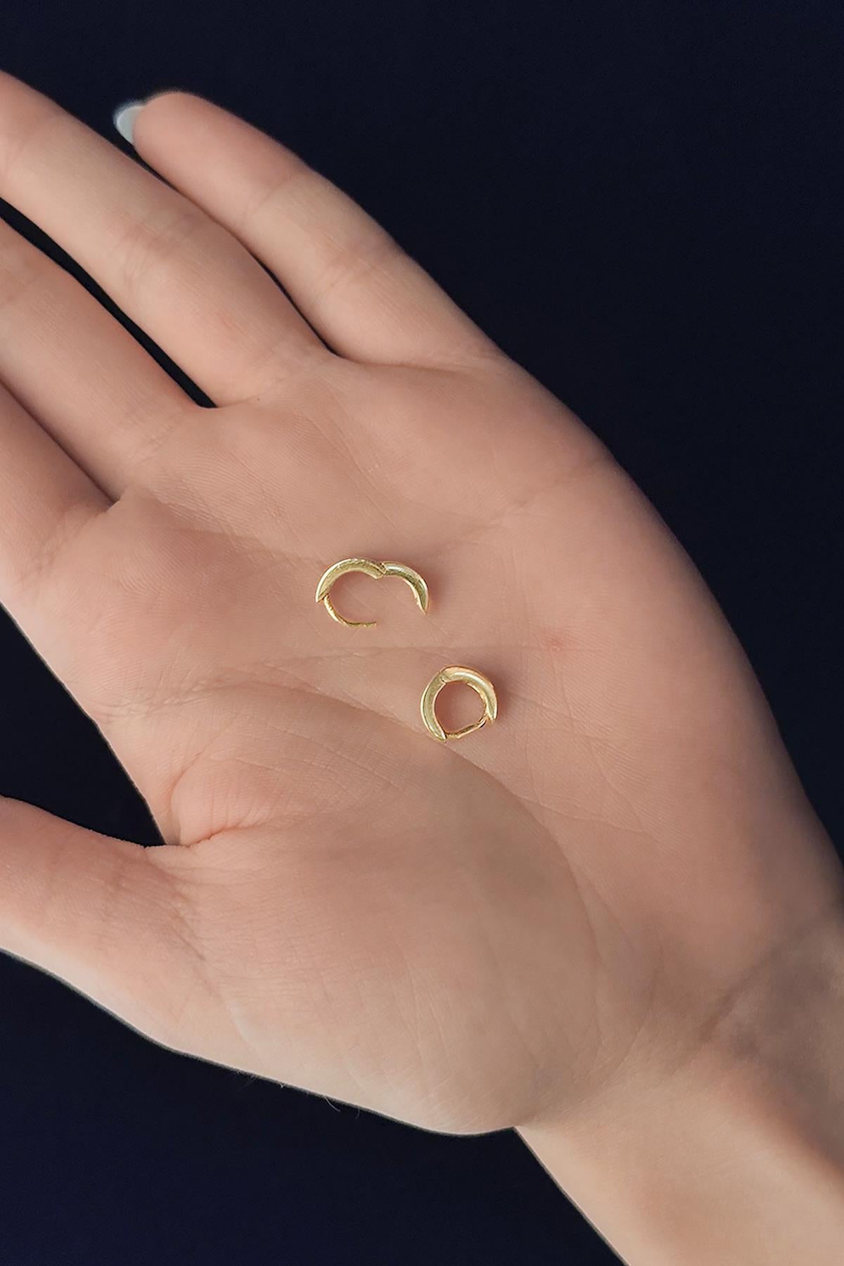14K Gold Filled Huggie Earrings
