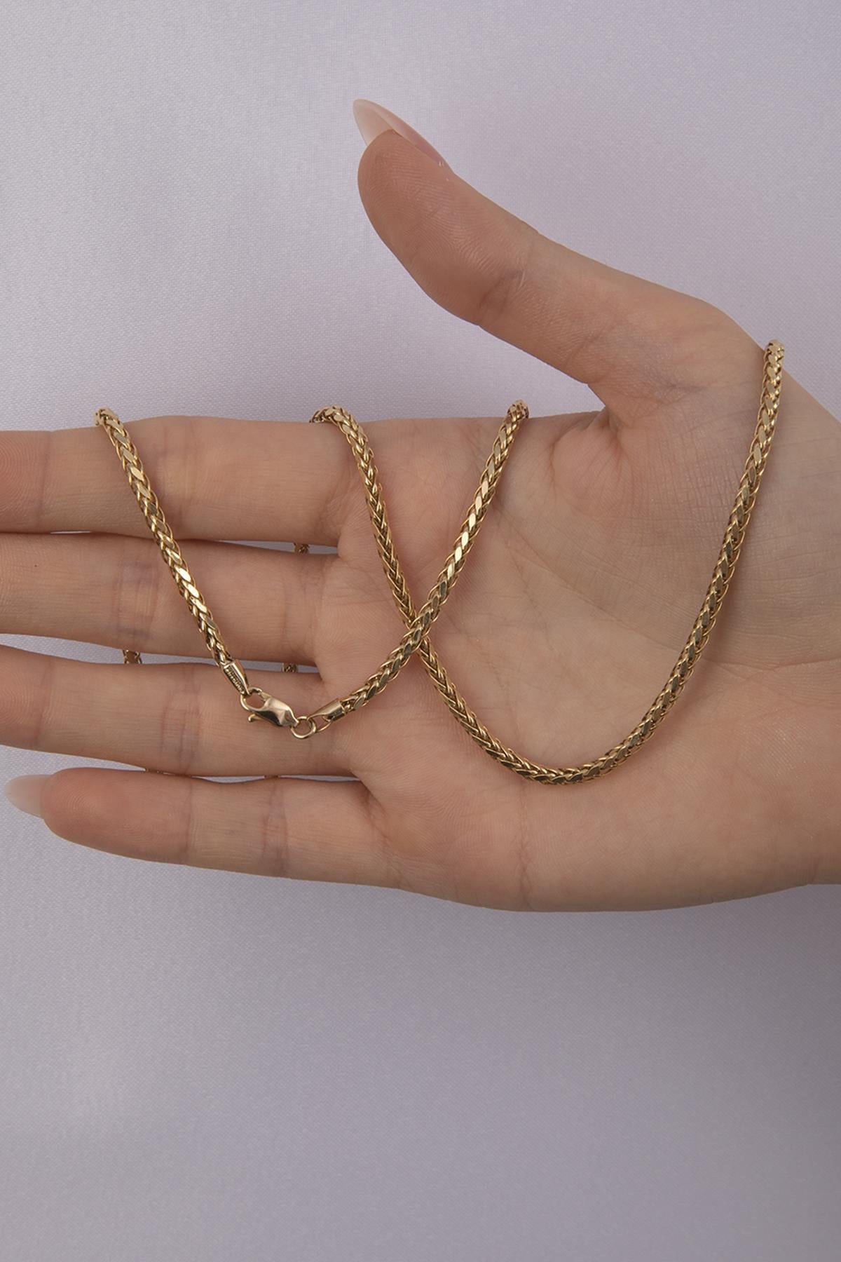 14K Gold Franco Chain 0.114 inch