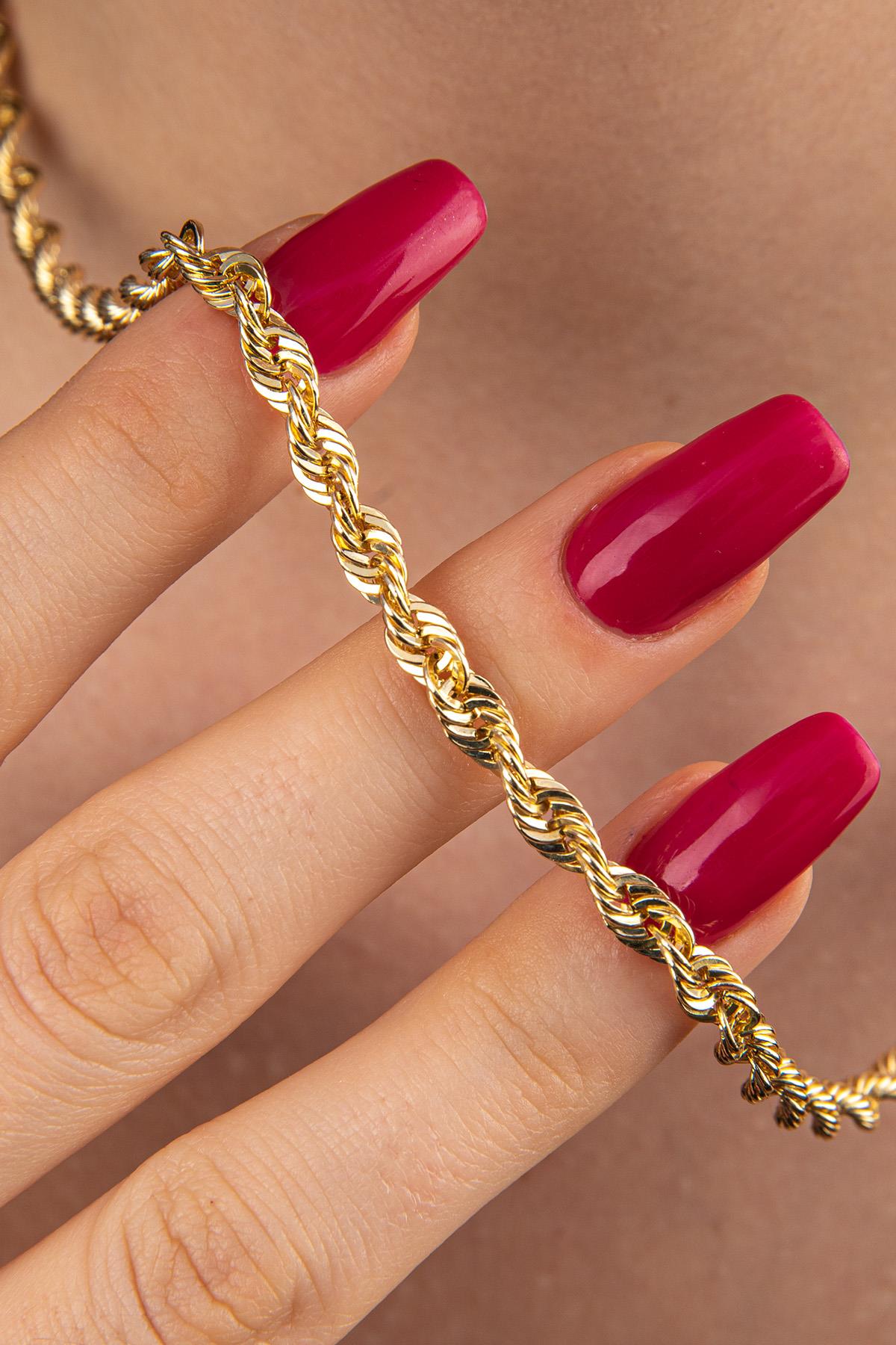 14K Gold Light Rope Chain 0.173 inch