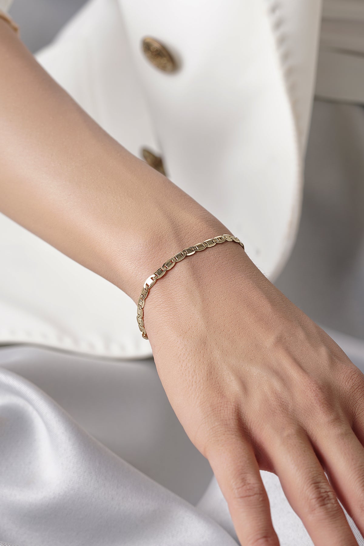 14K Gold Mariner Bracelet