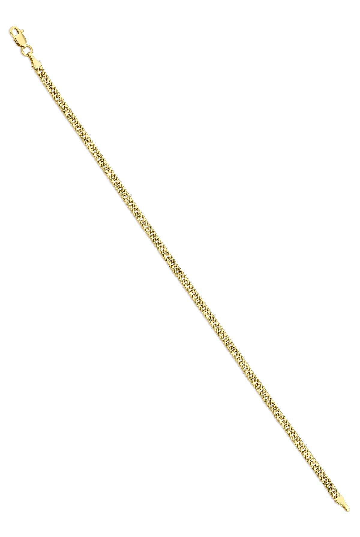 14K Gold Miami Cuban Bracelet 0.110 inch