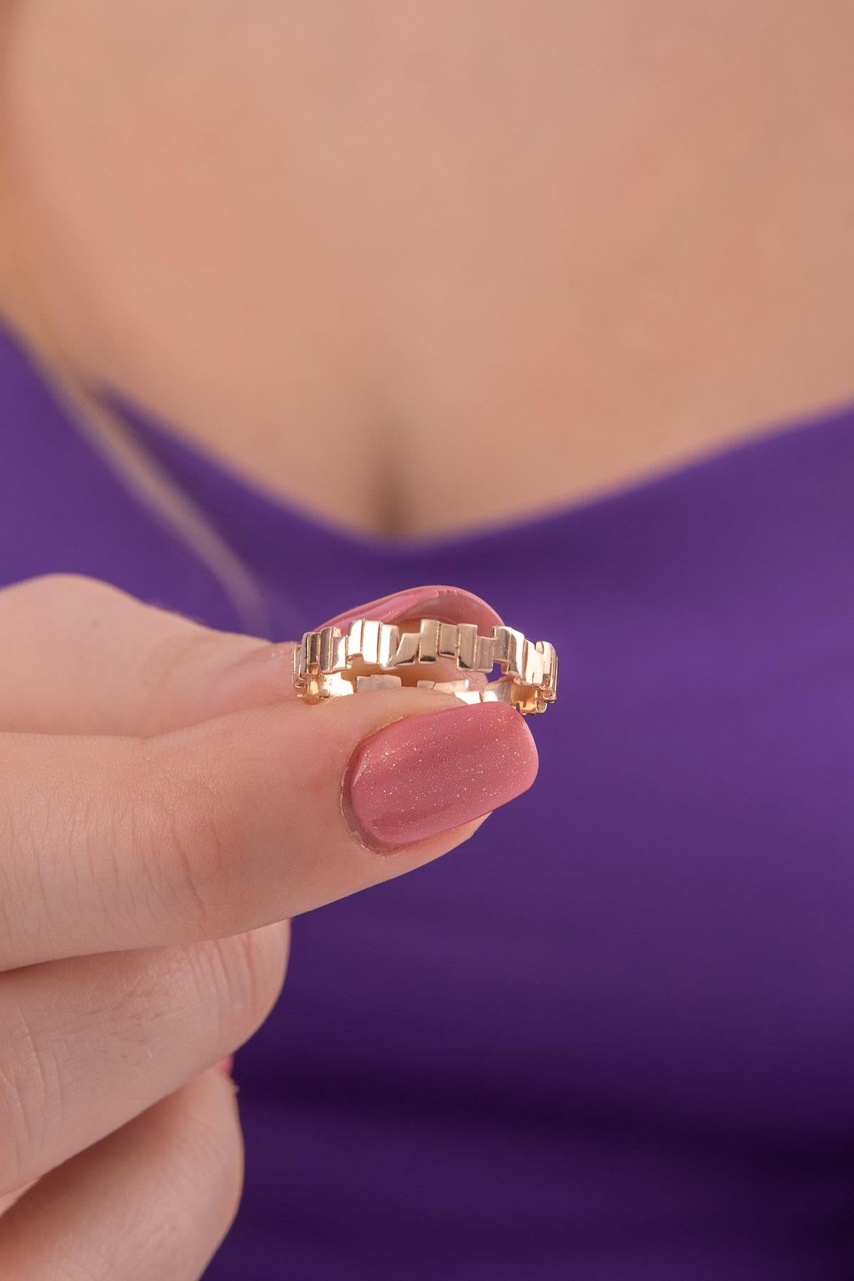 14K Gold Modular Crown Ring