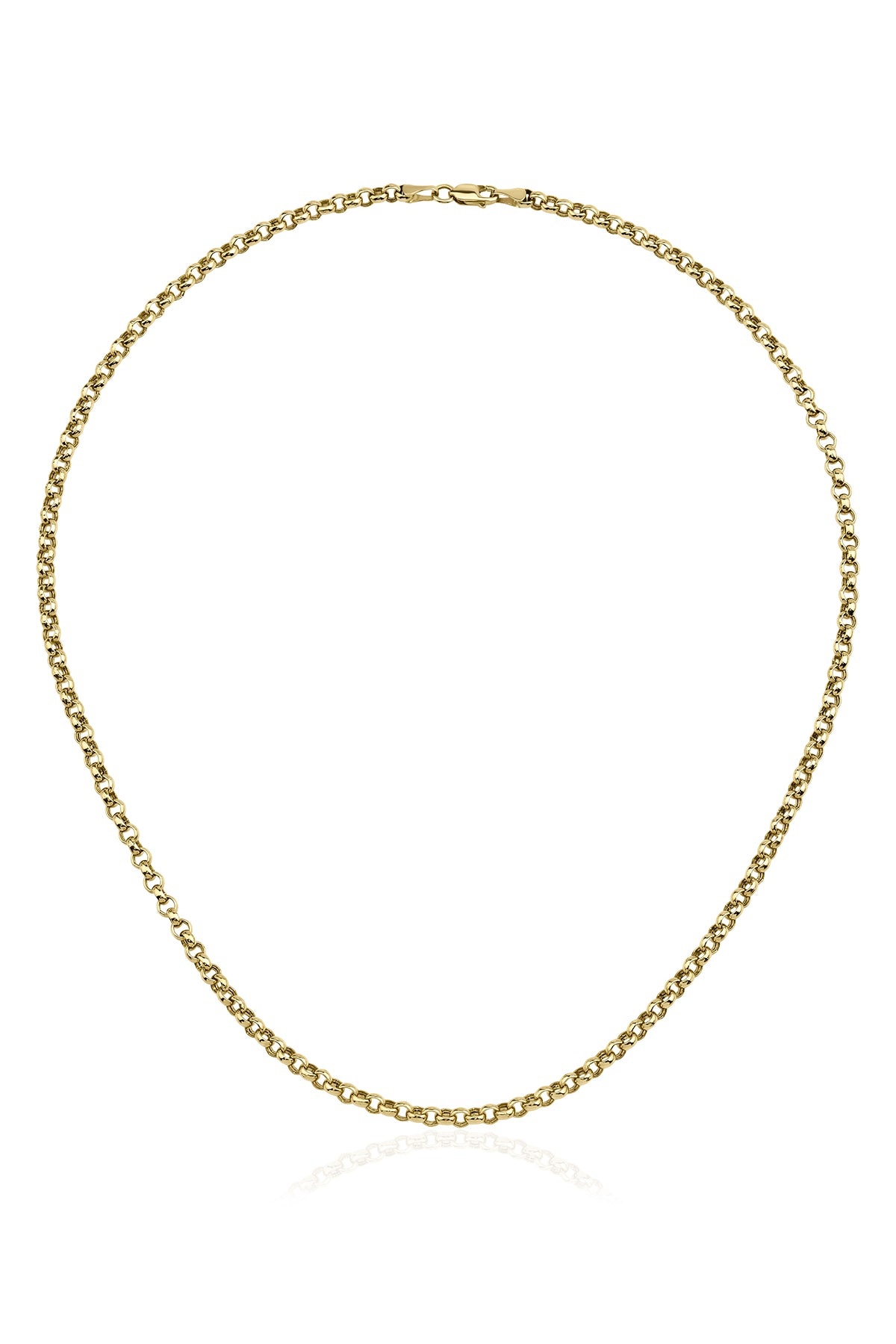 14K Gold Rolo Chain 0.157 inch