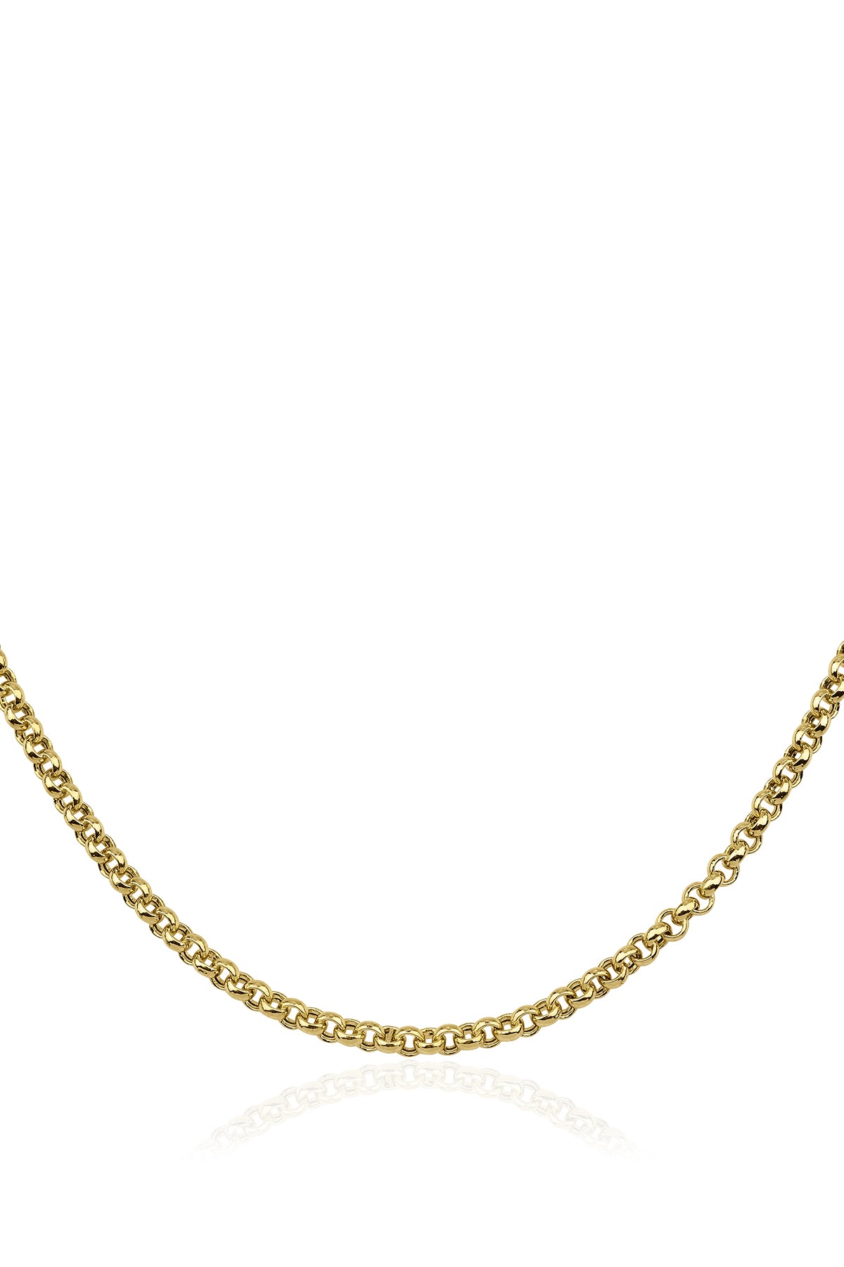14K Gold Rolo Chain 0.157 inch