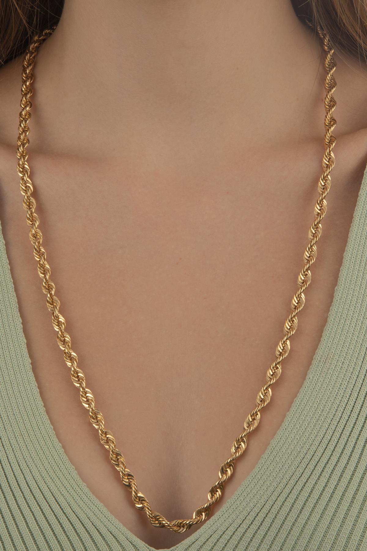 14K Gold Rope Chain 0.230 inch