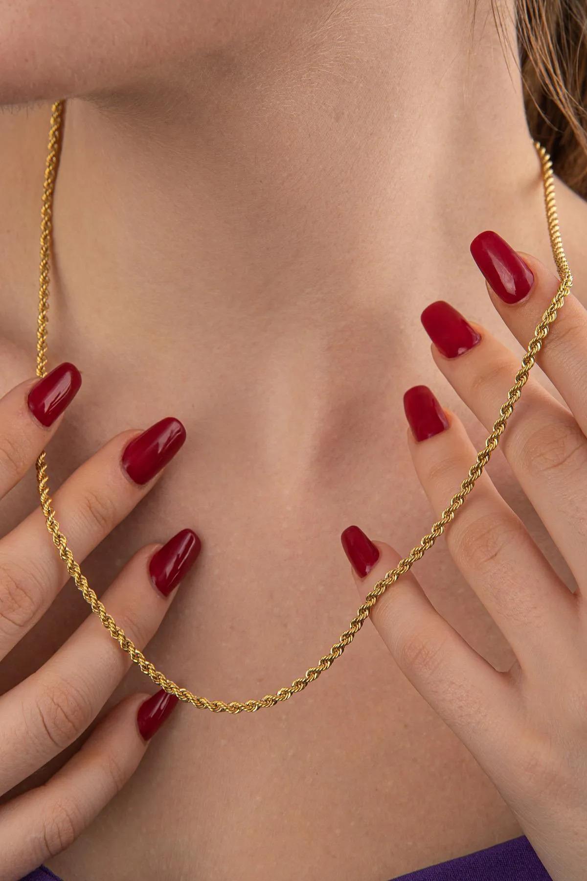 14K Gold Rope Chain