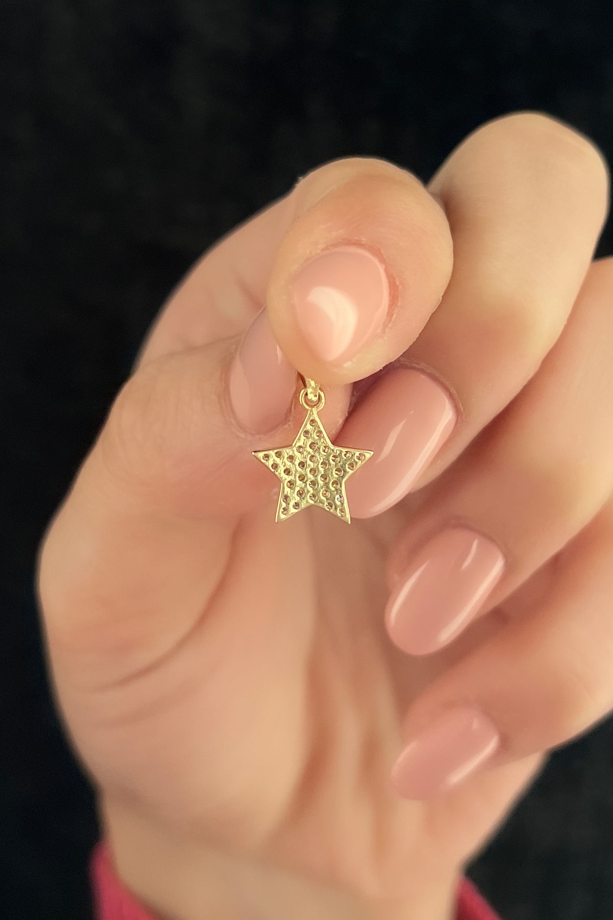 14K Gold Small Star Charm