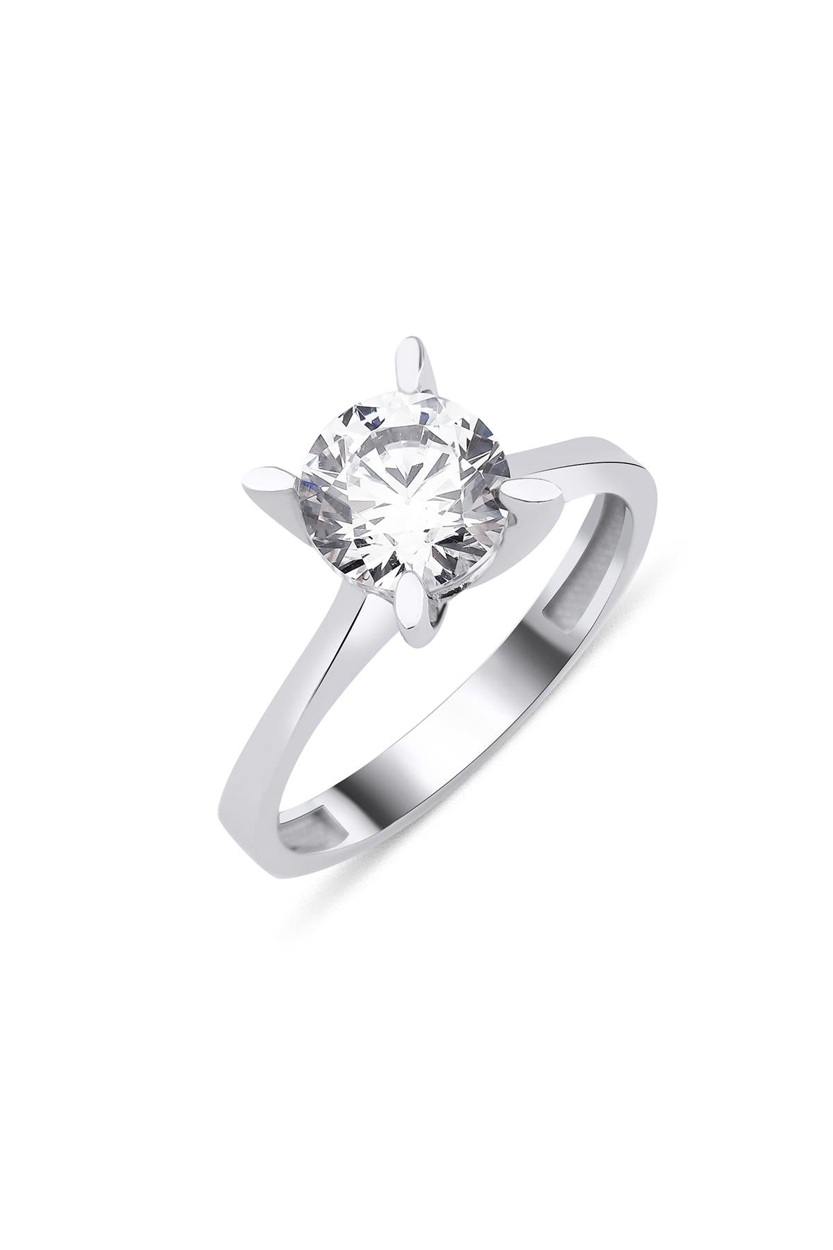 14K Gold Solitaire Ring