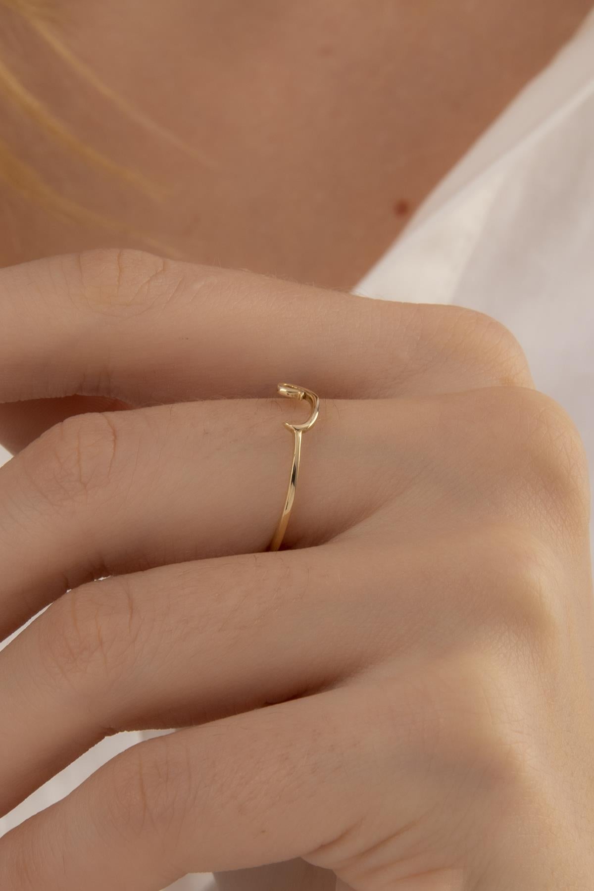 14K Gold Trust Gold Ring