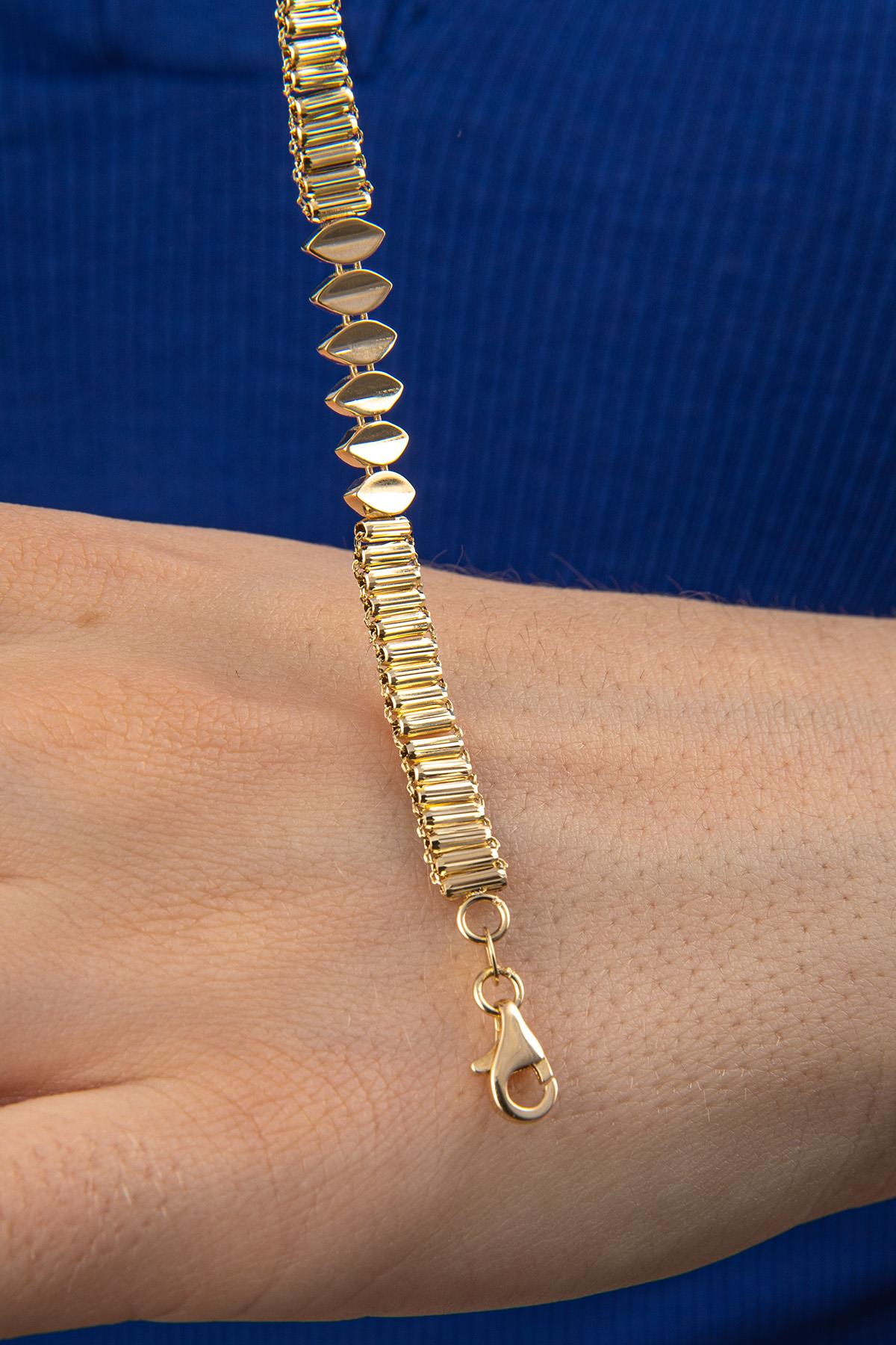 14K Gold Violet Bracelet