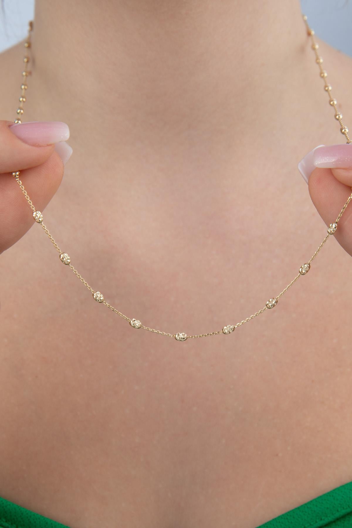 14K Gold Tina Necklace