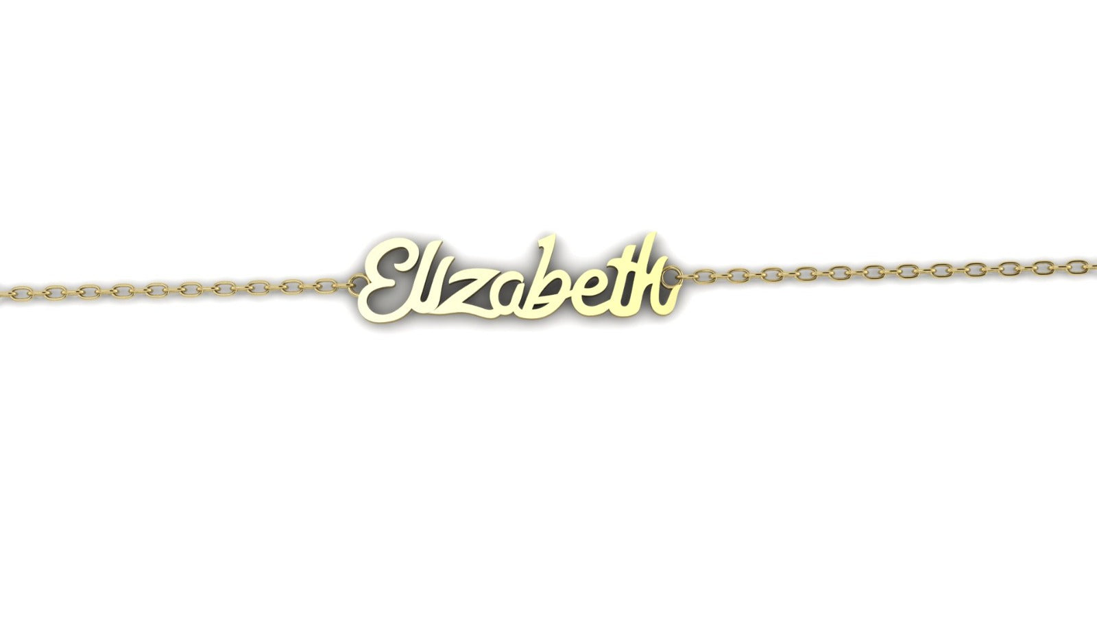 14K Gold Personalized Name Bracelet – Elegant Custom Gift of Identity