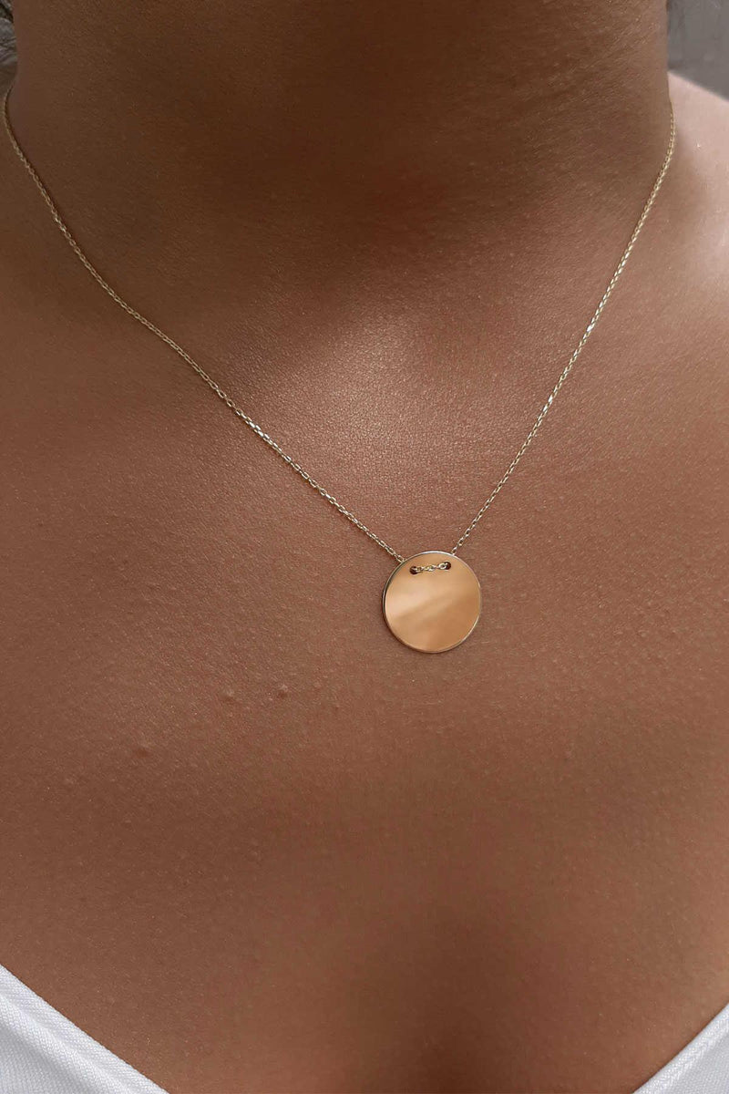 Gold Disc Necklaces
