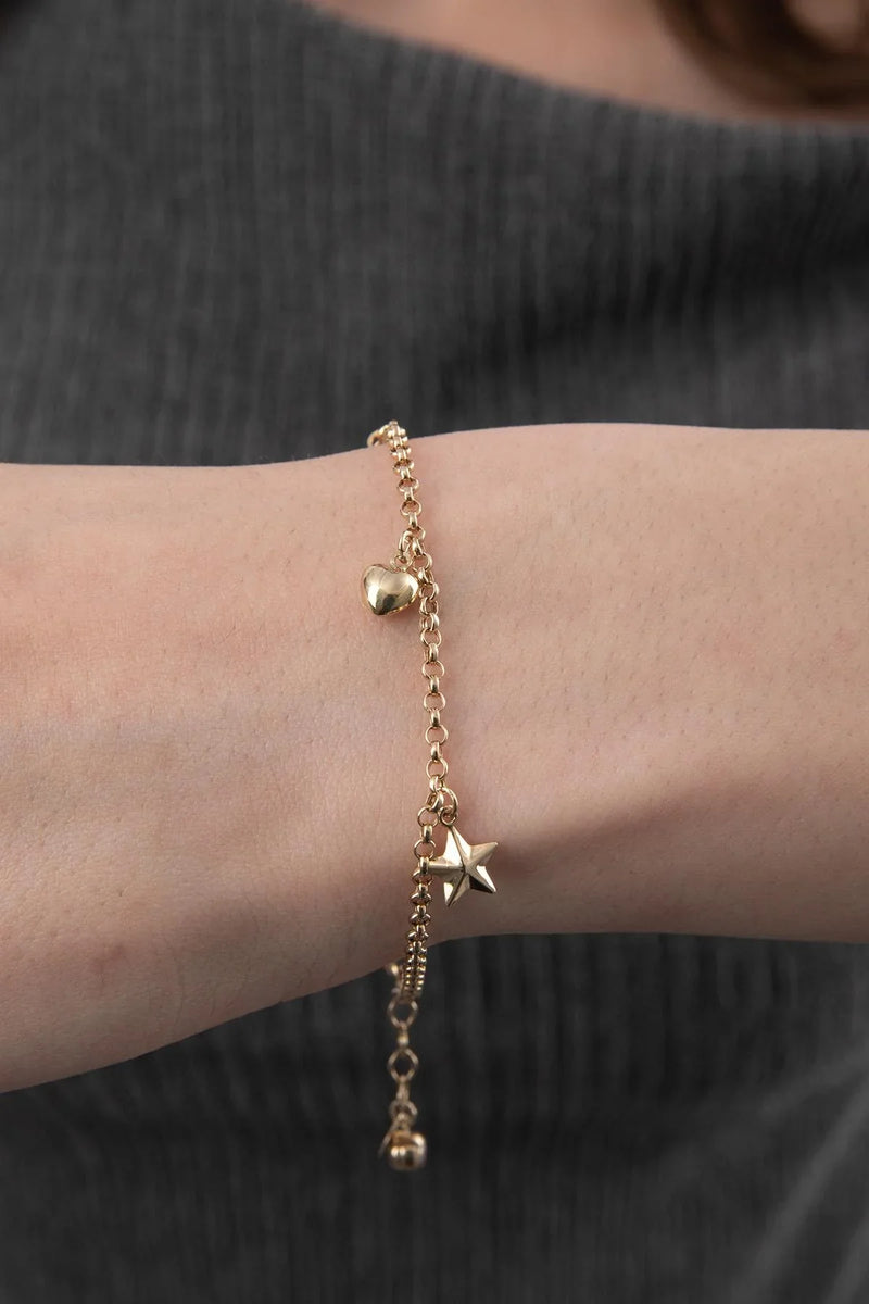 Gold Charm Bracelets