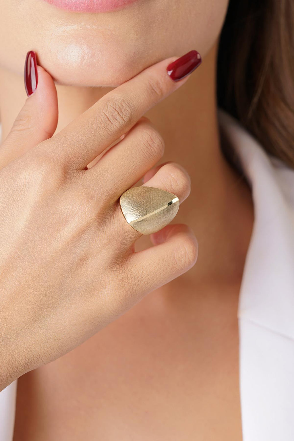 14ct Gold Arina Style Gold Band Ring