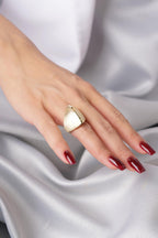 14ct Gold Arina Style Gold Band Ring