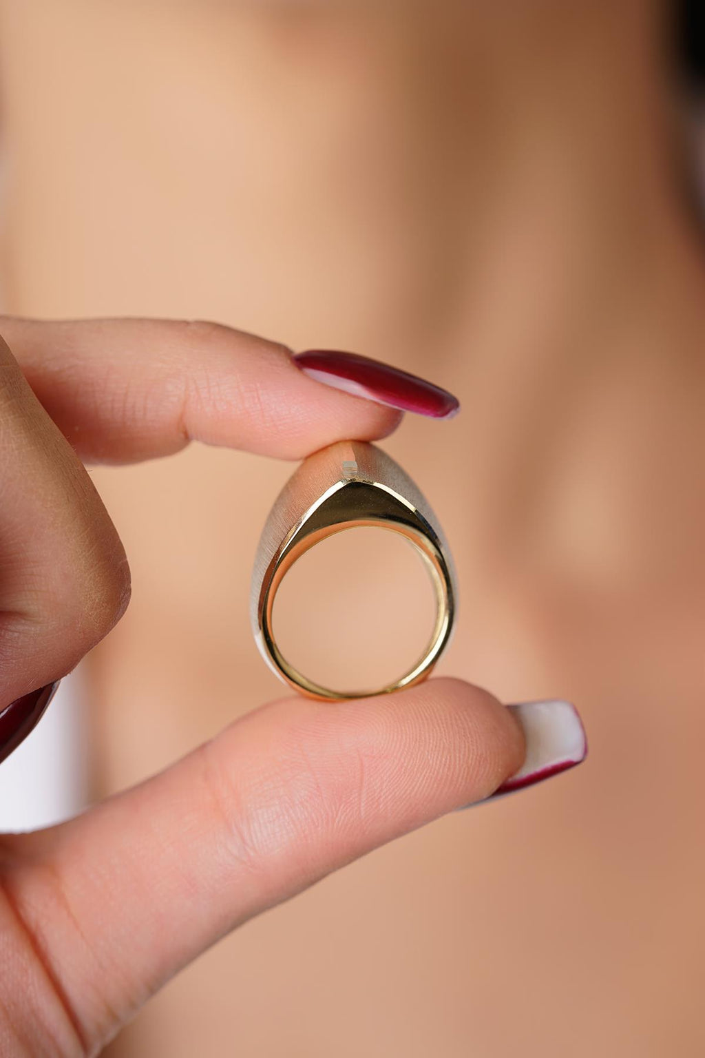 14ct Gold Arina Style Gold Band Ring