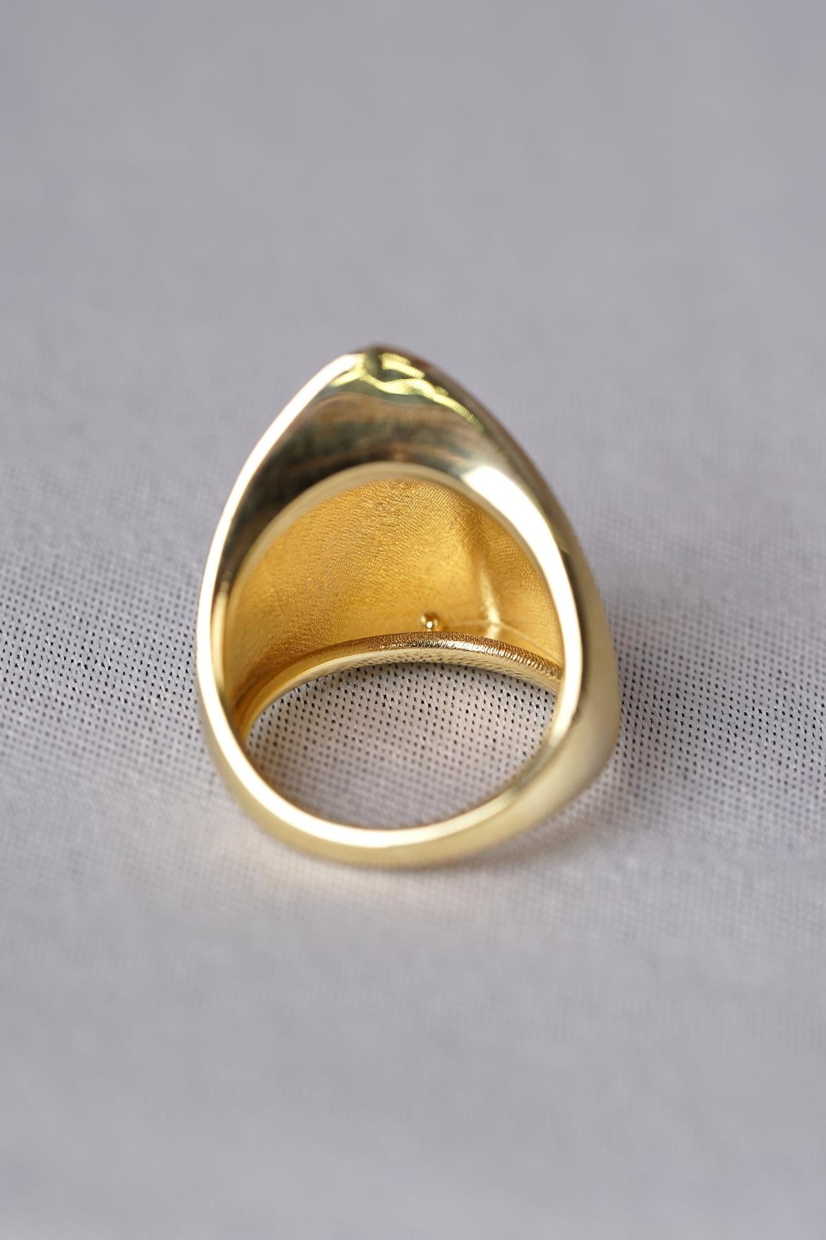 14ct Gold Arina Style Gold Band Ring