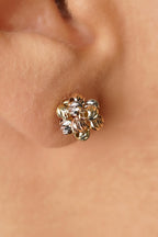 14ct Gold Colorful Dorika Ball Earrings