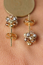 14ct Gold Colorful Dorika Ball Earrings