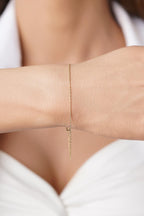 14ct Gold Dainty Singapore Bracelet