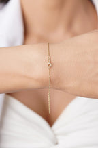 14ct Gold Dainty Singapore Bracelet