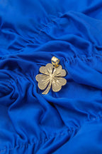 14ct Gold Medium Four Leaf Clover Charm