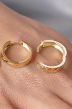 14ct Gold Wheat Ear Crawler Earrings