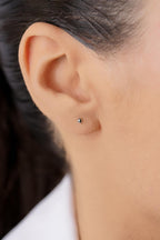 14ct Solid Gold Tiny Ball Stud Earrings