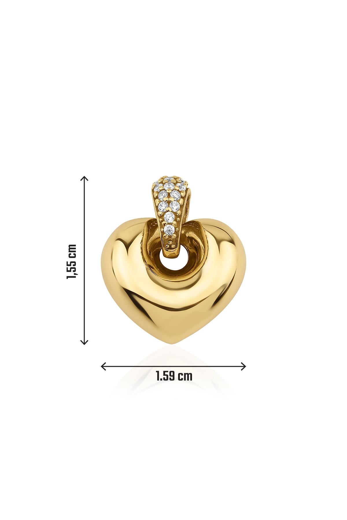 14ct Alluring Heart Pendant