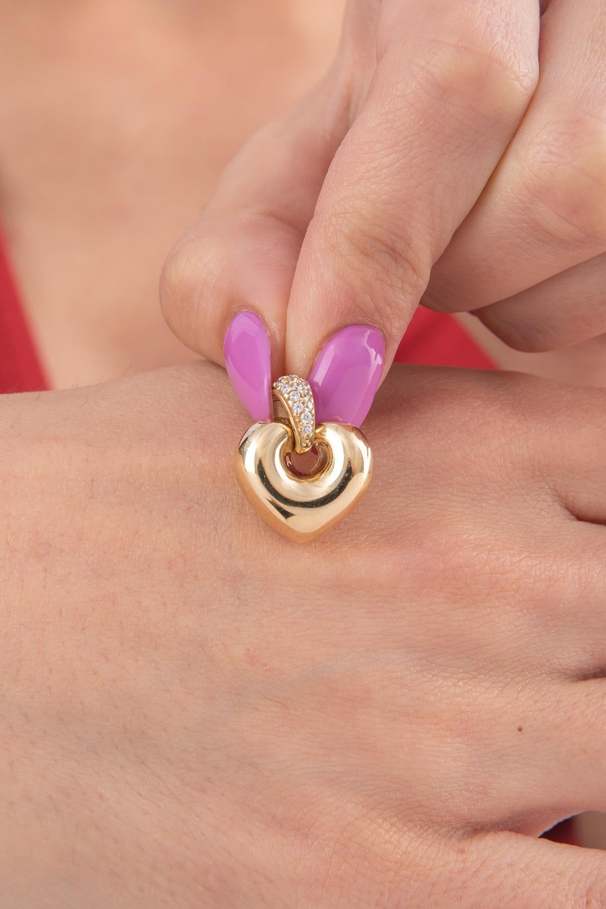 14ct Alluring Heart Pendant