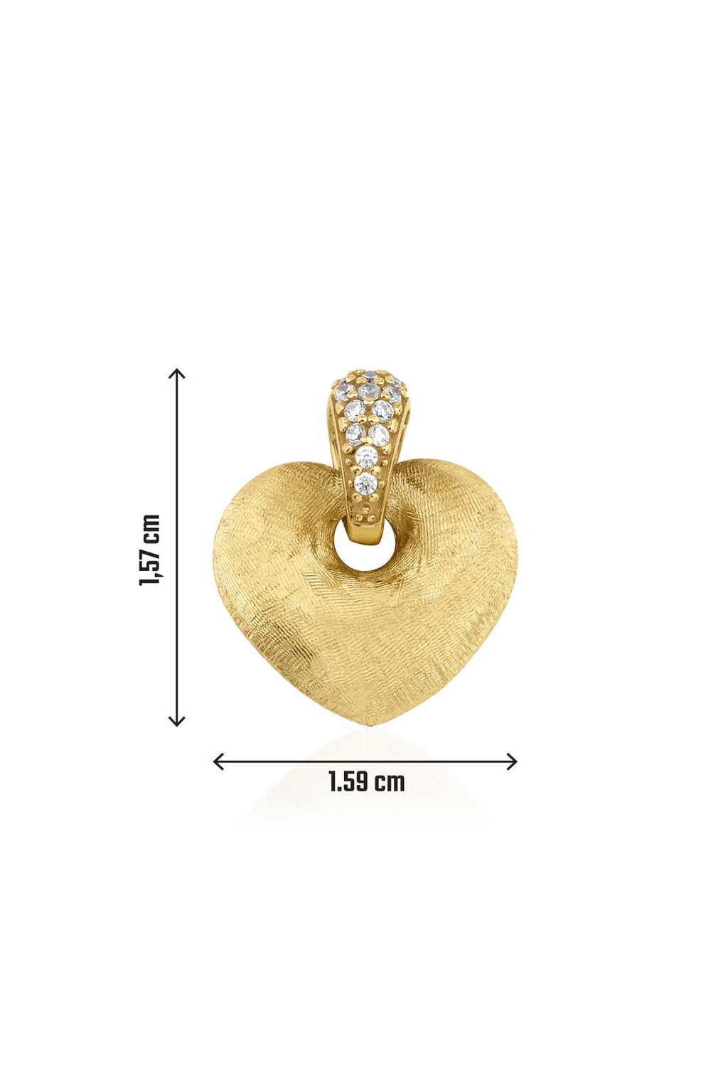 14ct Enchanting Heart Pendant