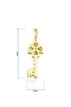 14ct Gold 3D Key Charm
