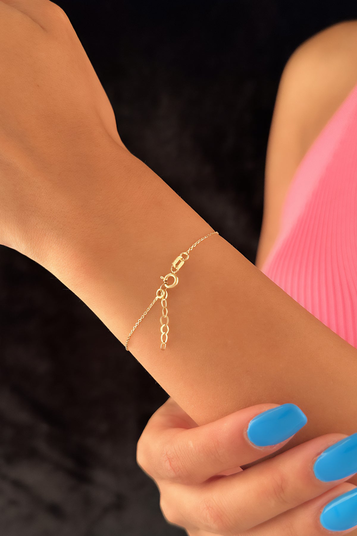 14ct Gold 4 Leaf Clover Dorcia Ball Bracelet