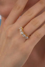 14ct Gold 5 Stone Ring