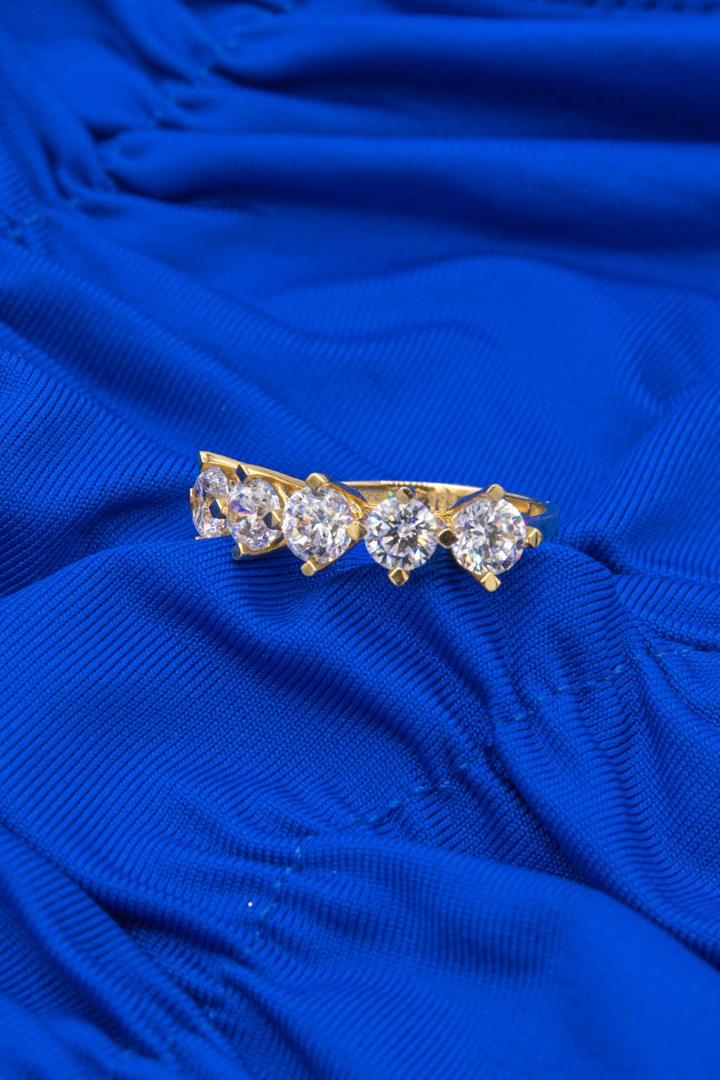 14ct Gold 5 Stone Ring