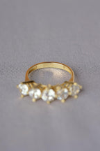 14ct Gold 5 Stone Ring