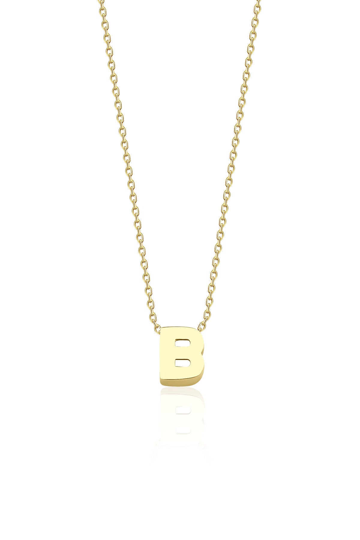 14ct Gold A Initial Necklace
