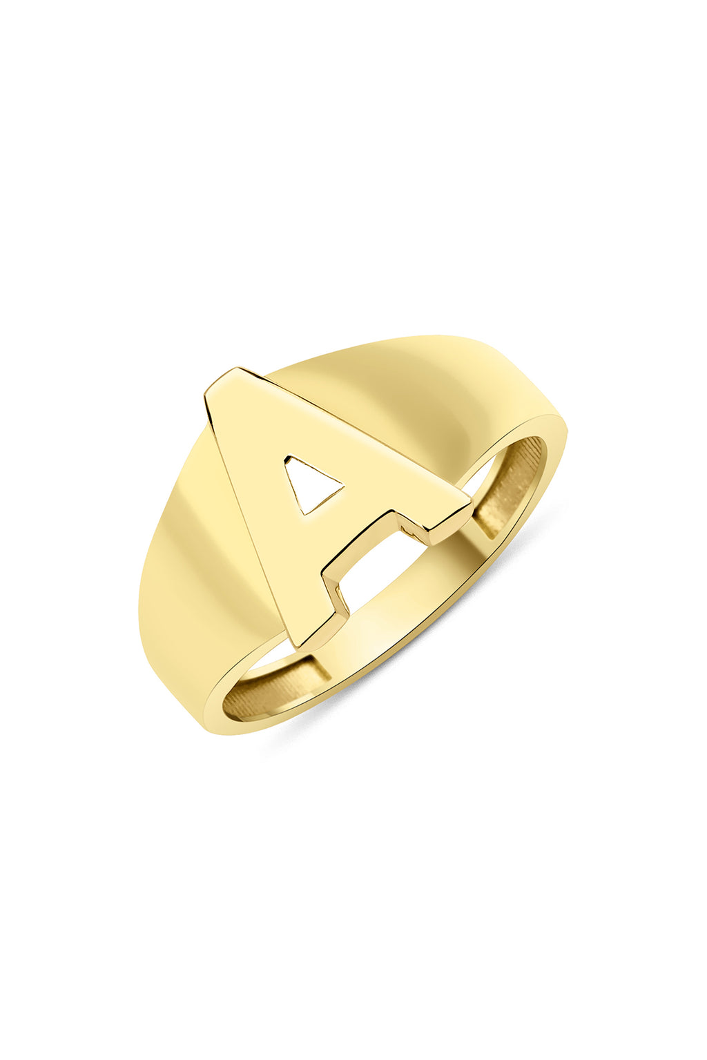 14ct Gold A Initial Ring