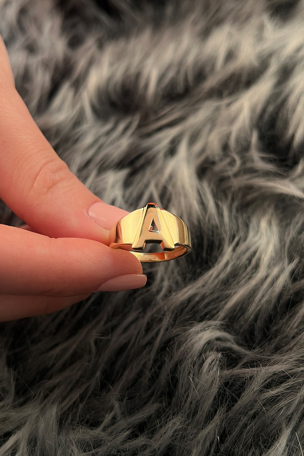 14ct Gold A Initial Ring