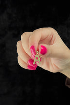 14ct Gold A Letter Mini Shine Pendant