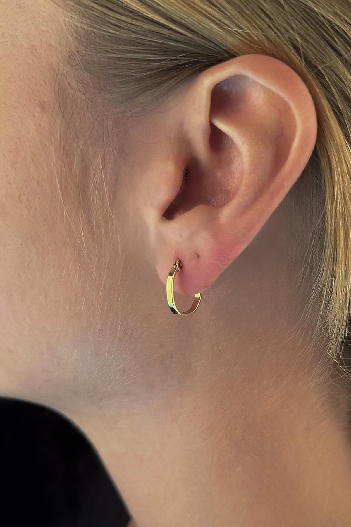 14ct Gold Alis Hoop Earrings