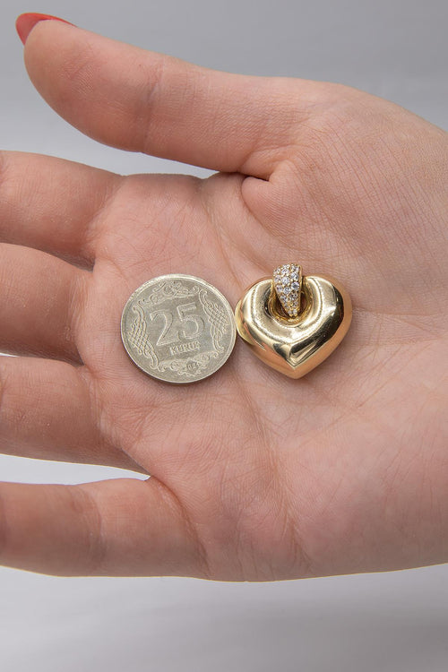 14ct Gold Alluring Heart Pendant