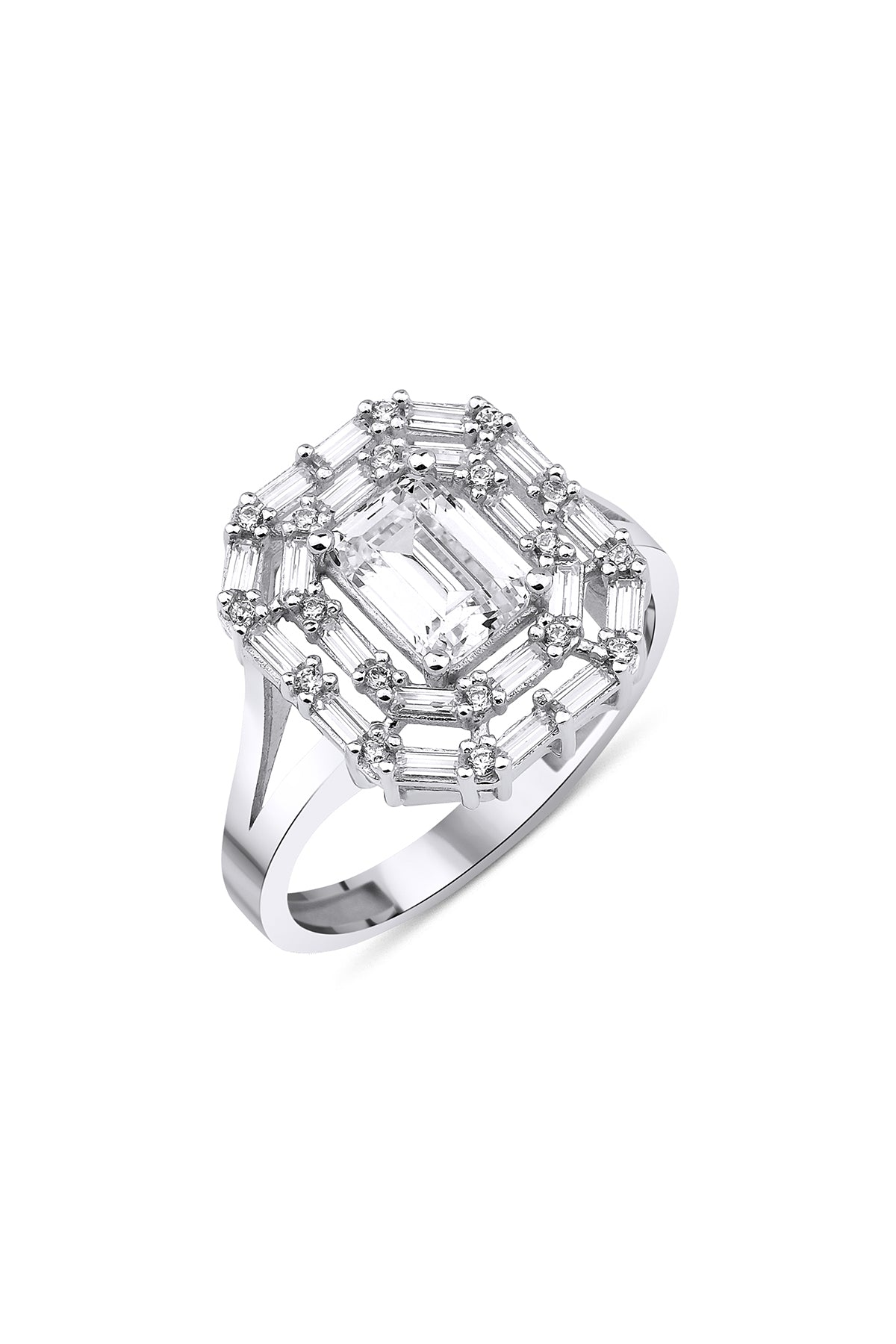 14K Gold Baguettes Ring