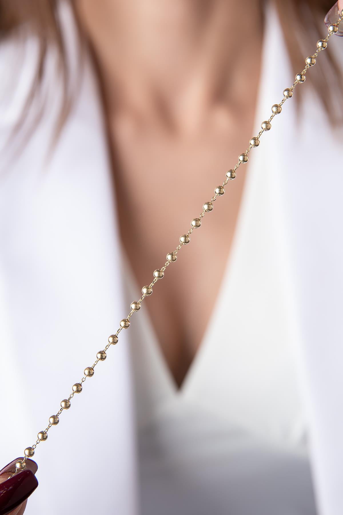 14ct Gold Ball Bracelet 2.95 mm