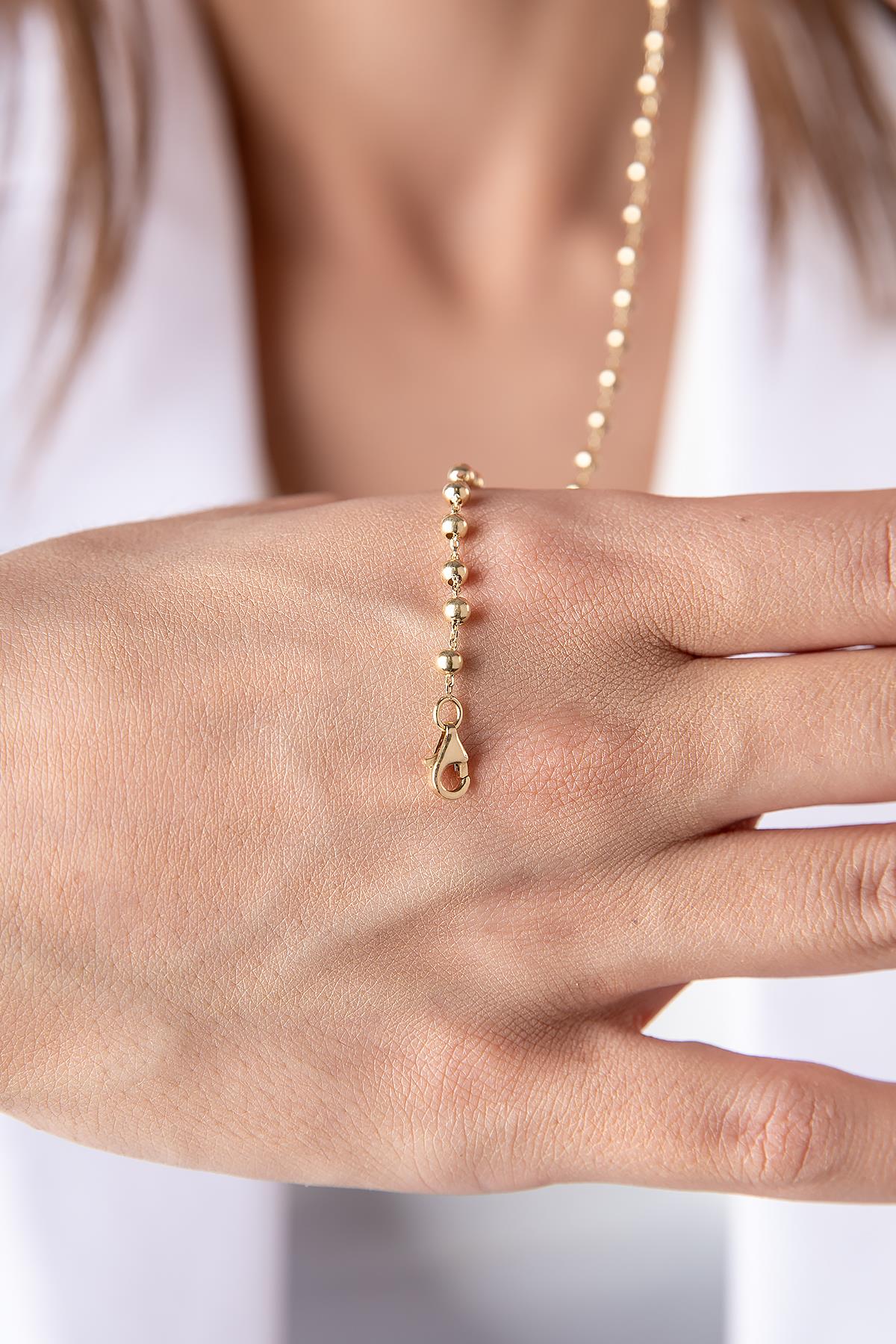 14ct Gold Ball Bracelet 2.95 mm